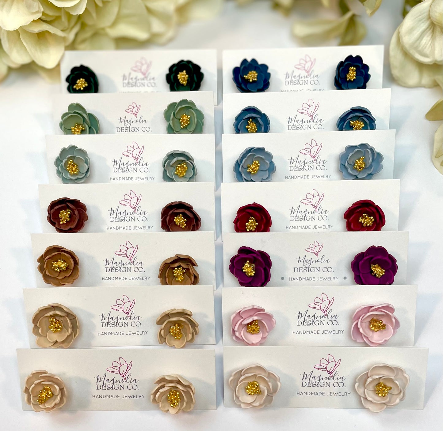 Floral Studs