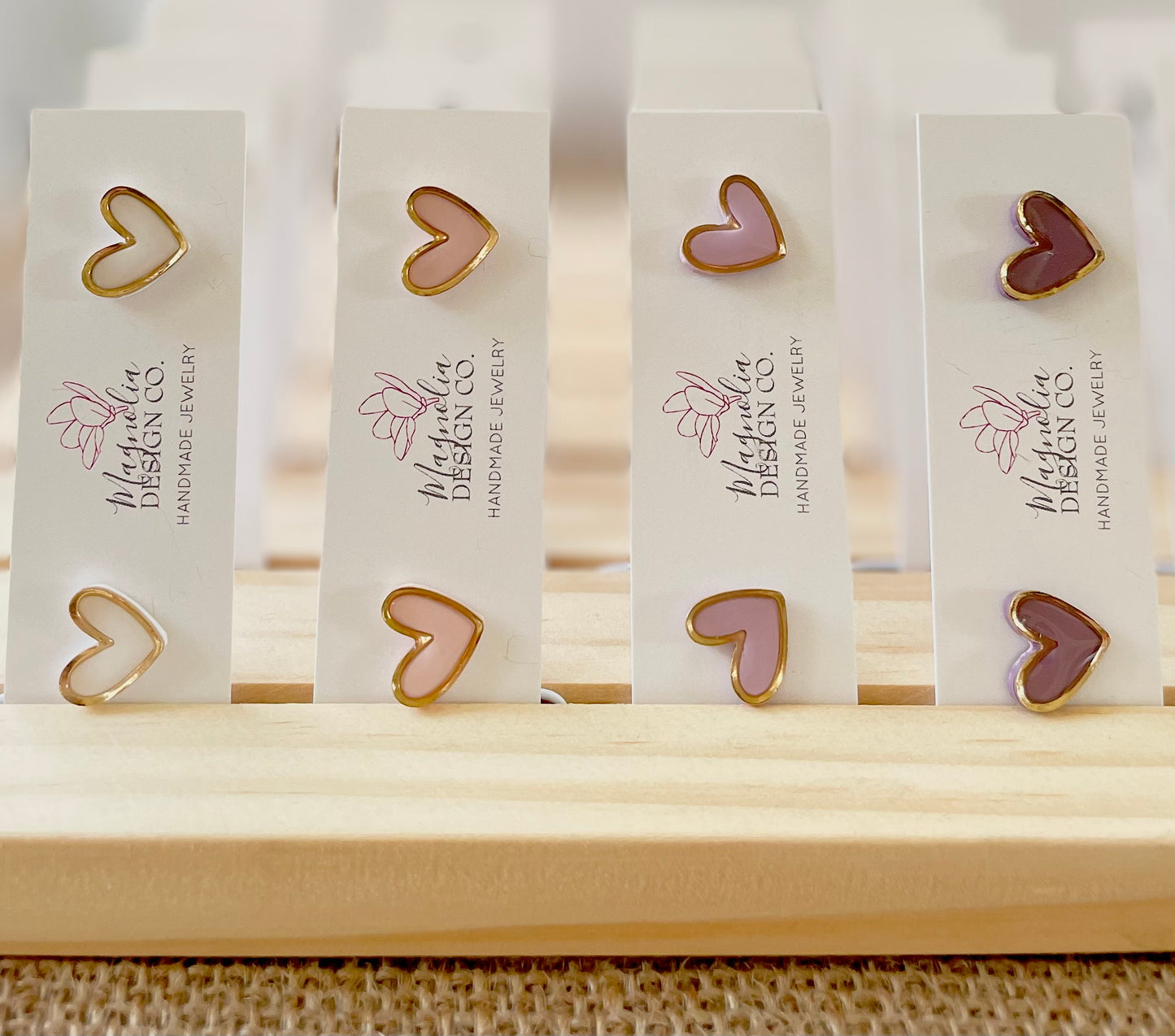 Heart Studs