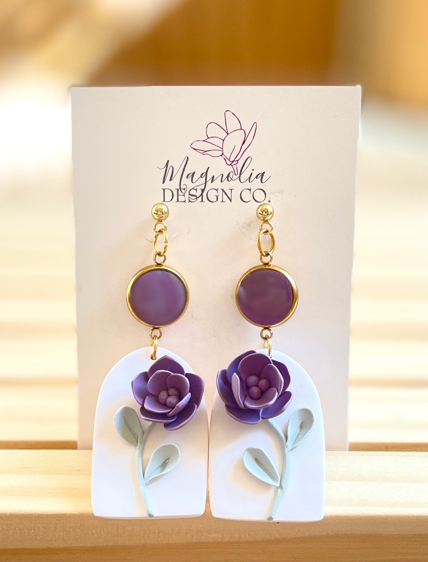 Purple Floral Arch