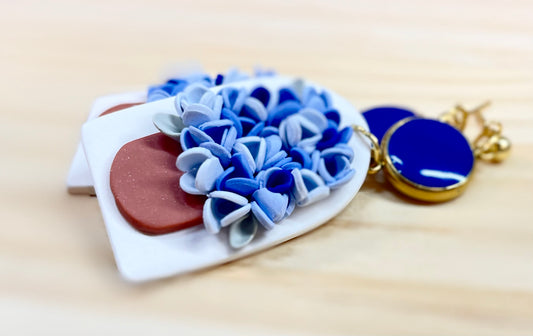 Blue Floral Bouquet Arch