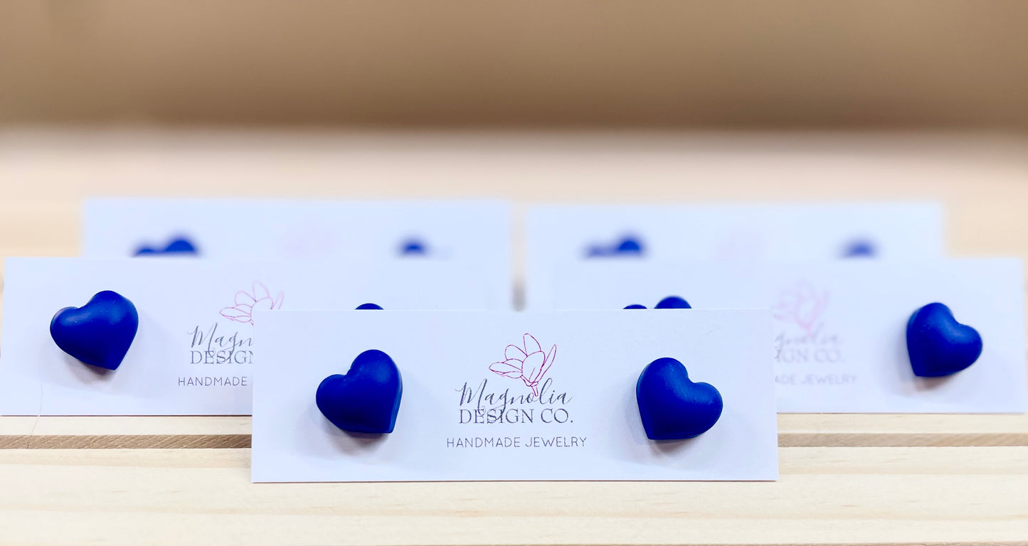 Puffy Heart Stud