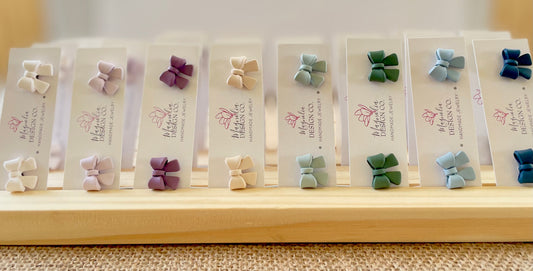 Coquette Bow Studs