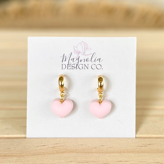 Puffy Heart Dangle