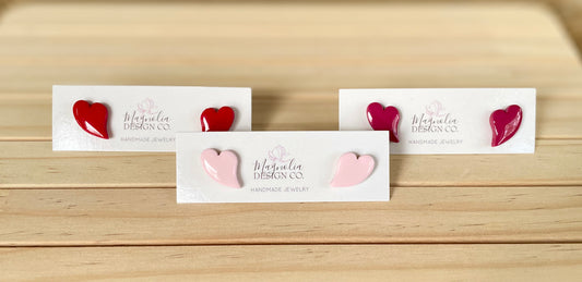 Curved Heart Stud
